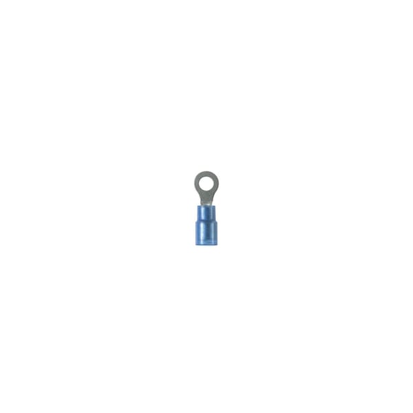 Terminal de anillo de nylon Panduit de 16-14 AWG con perno de 1/4" paquete de 50 piezas - PN14-14RX-L