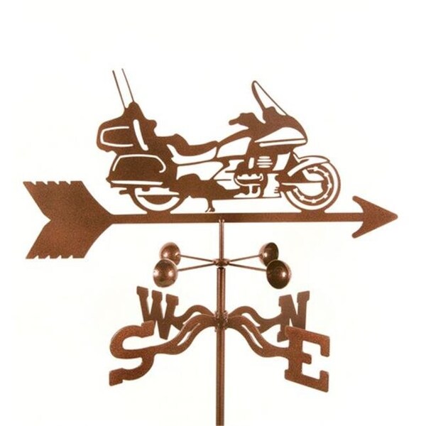 Ez Vane EZ Vane EZ1023-DK Touring Motorcycle Weathervane with Deck Mount - EZ1023-DK
