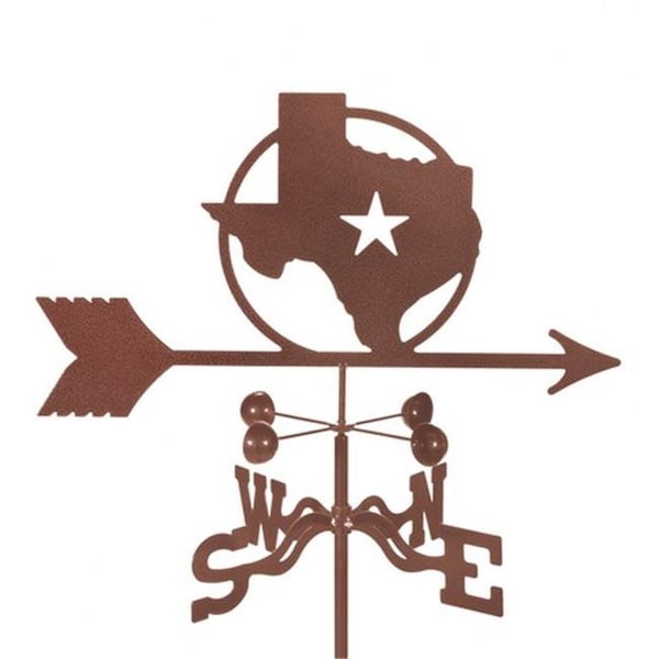 Ez Vane EZ Vane EZ1906-DK Texas Star Weathervane with Deck Mount - EZ1906-DK