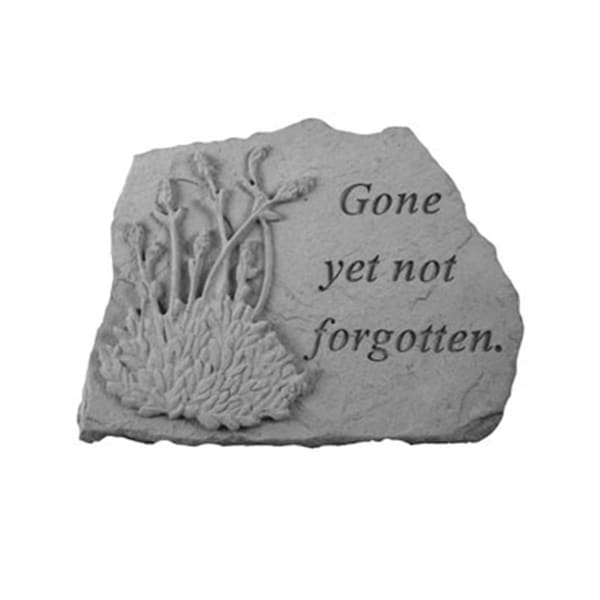 Kay Berry Gone Yet Not Forgotten Memorial Stone, Lavender - KA313319