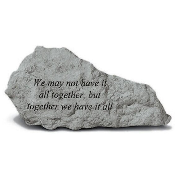 Kay Berry - Inc. We May Not Have It All Together - Garden Accent - 7 Inches x 3.5 Inches - KA313533