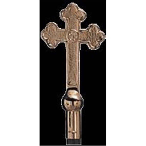 Perfectpatio Brass Plated Church Cross - PE2648476