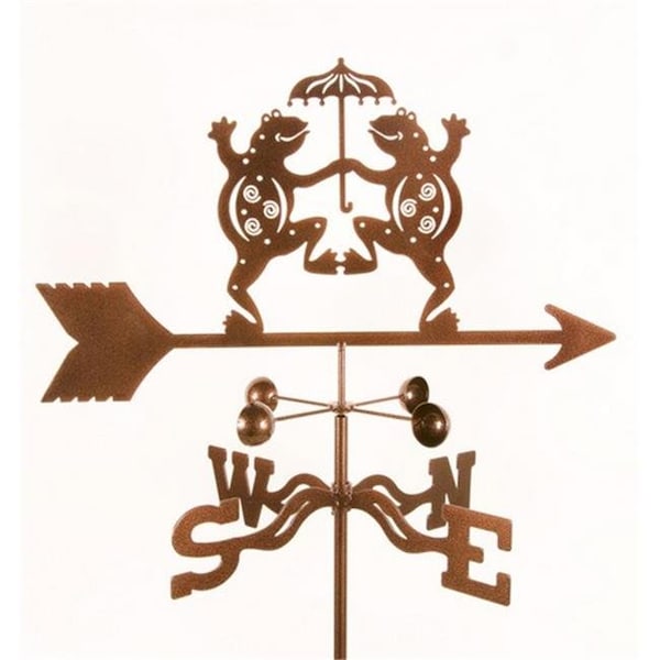 Ez Vane EZ Vane EZ1901-4S Frogs Dancing Weathervane with Four Sided Mount - EZ1901-4S