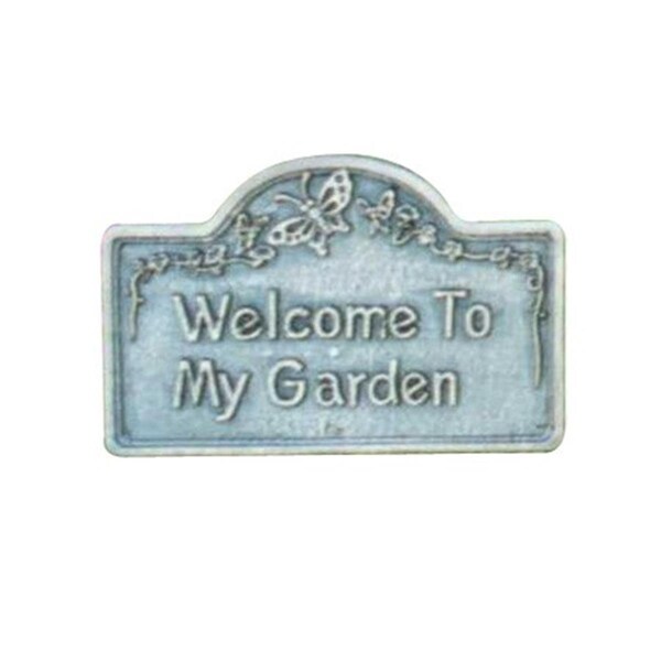 Bbq Innovations Garden Marker - Welcome To My Garden - Antique Pewter - BB3674493