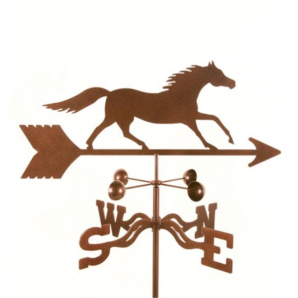 Classic Accessories Running Horse Weathervane with Garden Mount - VE900334