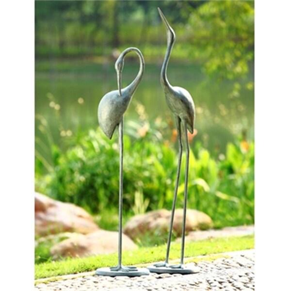 Spi Home Contemplative Garden Crane Pai - 35.5 x 7.5 x 7.5 in. - 34280