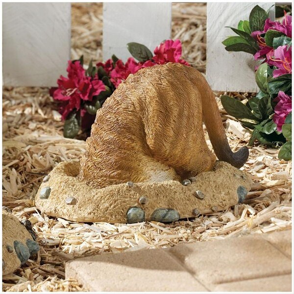 Design Toscano Kalahari Meerkat Statues: Into Hole - QL57082