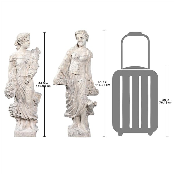 Design Toscano Flora and Proserpina, Goddesses of Growth Garden Statues, PK 2 - NE9210132