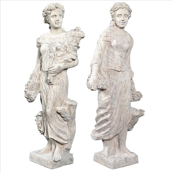 Design Toscano Flora and Proserpina, Goddesses of Growth Garden Statues, PK 2 - NE9210132