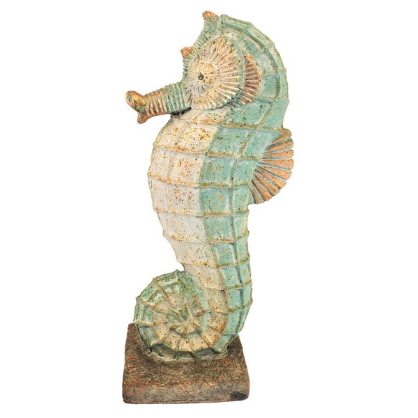 Design Toscano Sea Biscuit Seahorse Marine Fish Family Statue Collection: Medium - FU80072