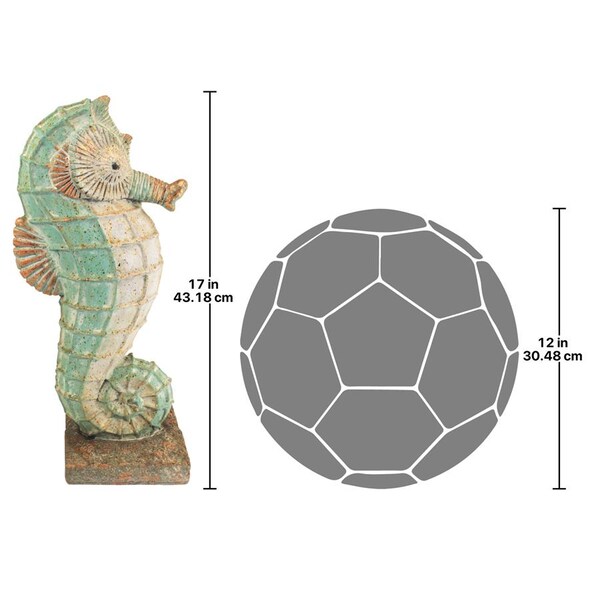 Design Toscano Sea Biscuit Seahorse Marine Fish Family Statue Collection: Medium - FU80072