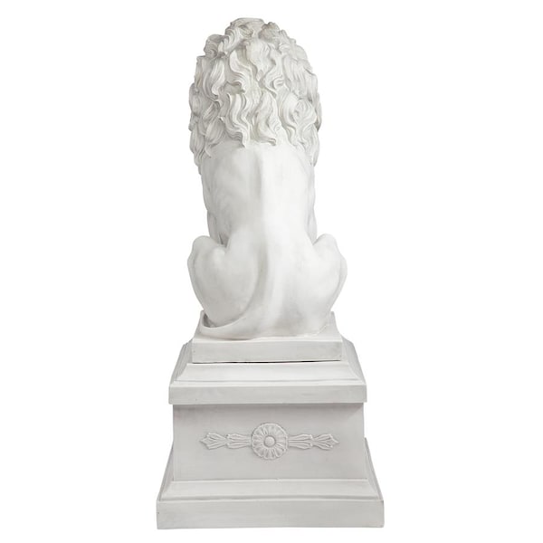 Design Toscano Lion of Florence Sentinel Statue & Base - KY971134
