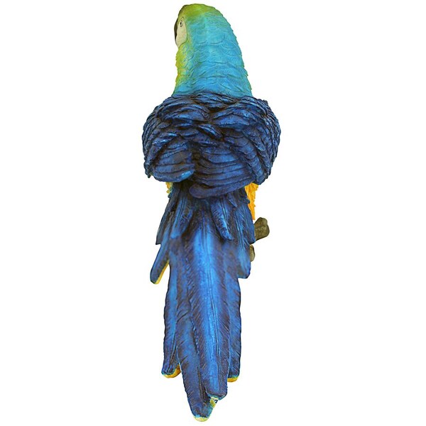 Design Toscano Mortimer the Macaw Tropical Parrot Statue - JQ5998