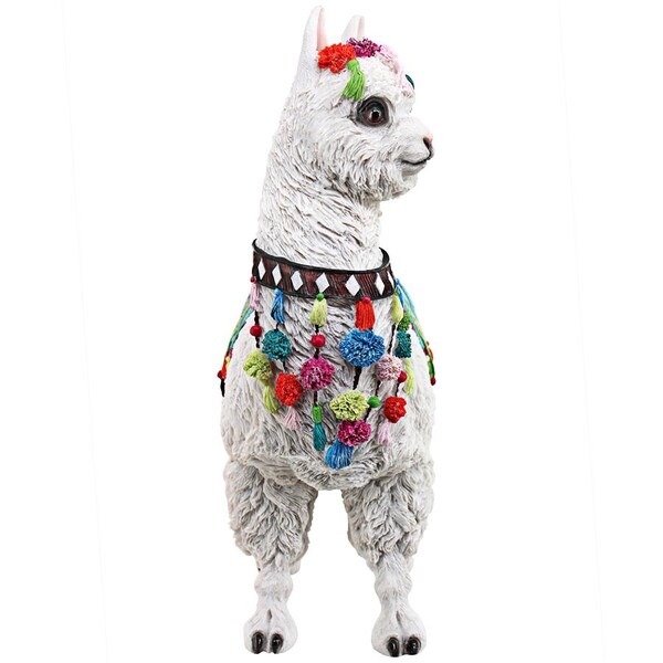 Design Toscano Andes Alpaca of Rainbow Mountain Statue - JQ121029