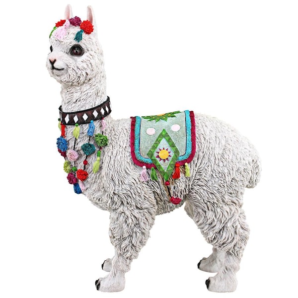 Design Toscano Andes Alpaca of Rainbow Mountain Statue - JQ121029