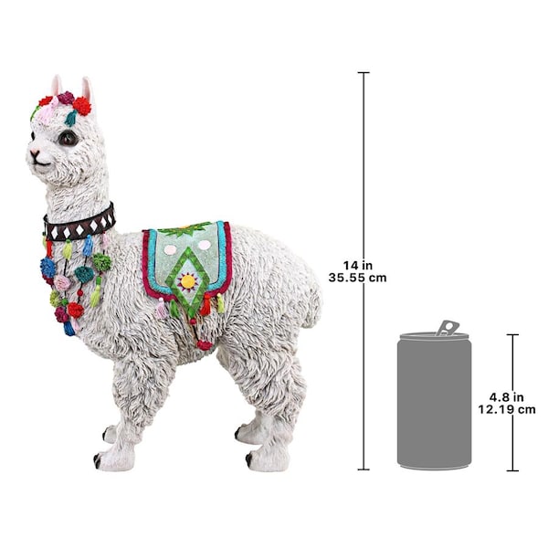 Design Toscano Andes Alpaca of Rainbow Mountain Statue - JQ121029