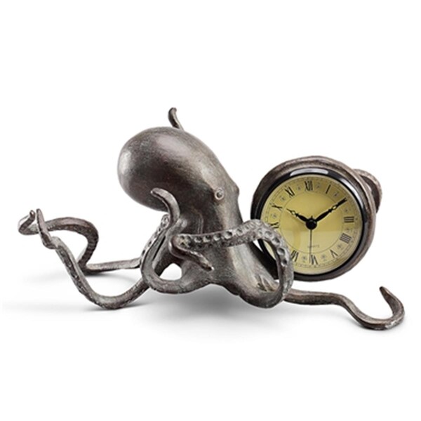 Spi Home Octopus Desk Clock - 5 X 11 X 10 In. - 34184