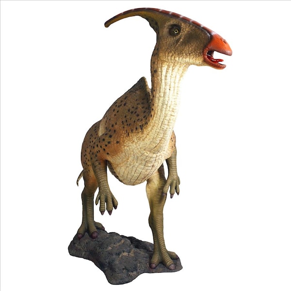 Design Toscano Jurassic-Sized Parasaurolophus Dinosaur Statue - NE100056