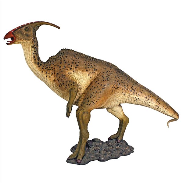 Design Toscano Jurassic-Sized Parasaurolophus Dinosaur Statue - NE100056