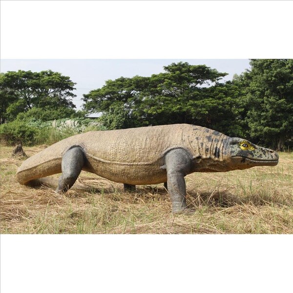 Design Toscano Giant Megalania Monitor Lizard Statue - NE130056