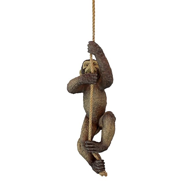 Design Toscano Makokou the Climbing Monkey Statue: Set of 2 - NG932154
