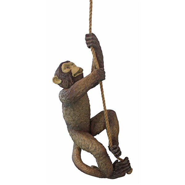Design Toscano Makokou the Climbing Monkey Statue: Set of 2 - NG932154