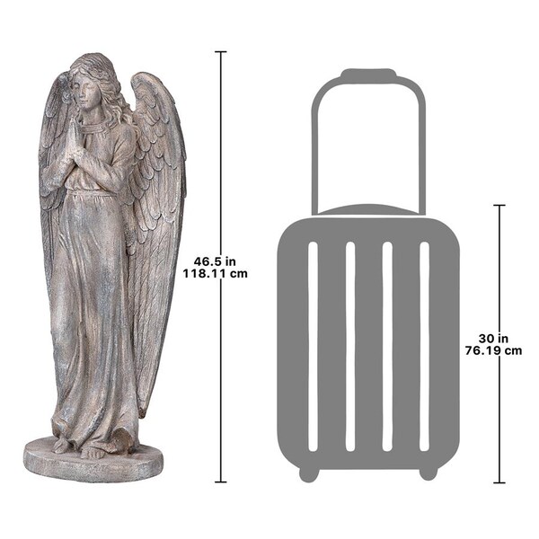 Design Toscano Goddess of Mercy Praying Angel Statue: Set of Two - FU963854