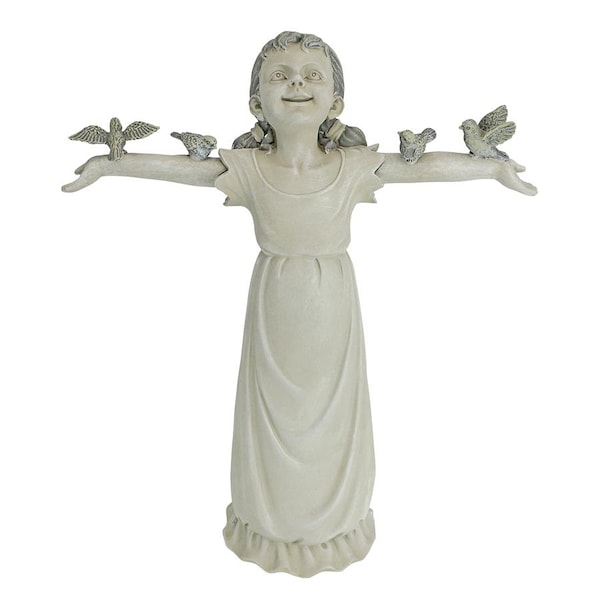 Design Toscano Basking in God's Glory Little Girl Statue: Medium - NG34012