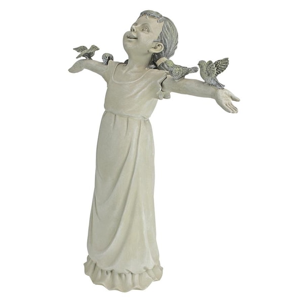 Design Toscano Basking in God's Glory Little Girl Statue: Medium - NG34012