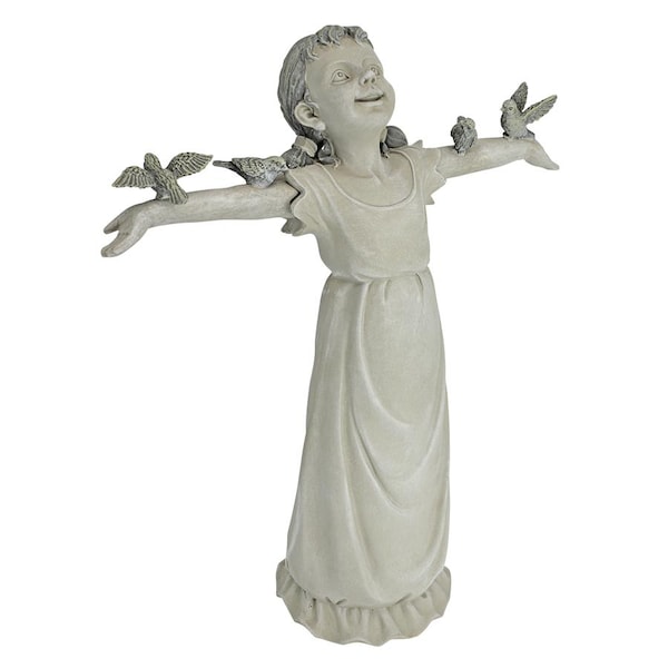 Design Toscano Basking in God's Glory Little Girl Statue: Medium - NG34012