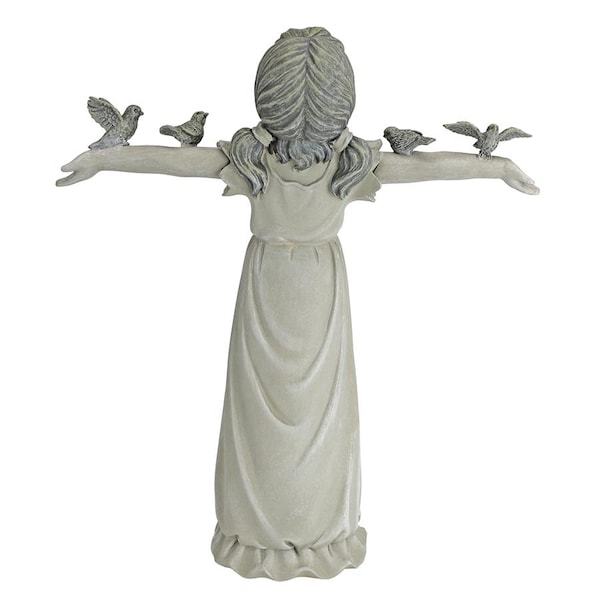 Design Toscano Basking in God's Glory Little Girl Statue: Medium - NG34012