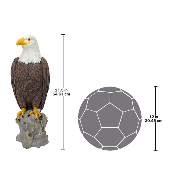 Design Toscano Majestic Mountain Eagle Garden Statue - QM2810400