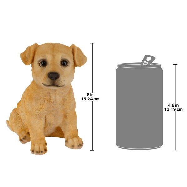 Design Toscano Golden Retriever Puppy Partner Collectible Dog Statue - JQ100671