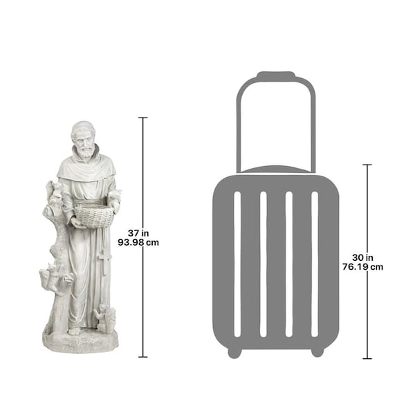 Design Toscano Nature's Nurturer, St. Francis Sculpture: Large - KY1299