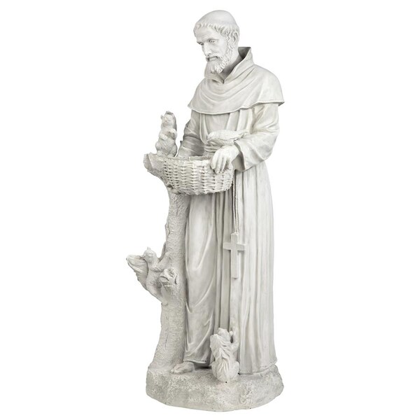 Design Toscano Nature's Nurturer, St. Francis Sculpture: Large - KY1299