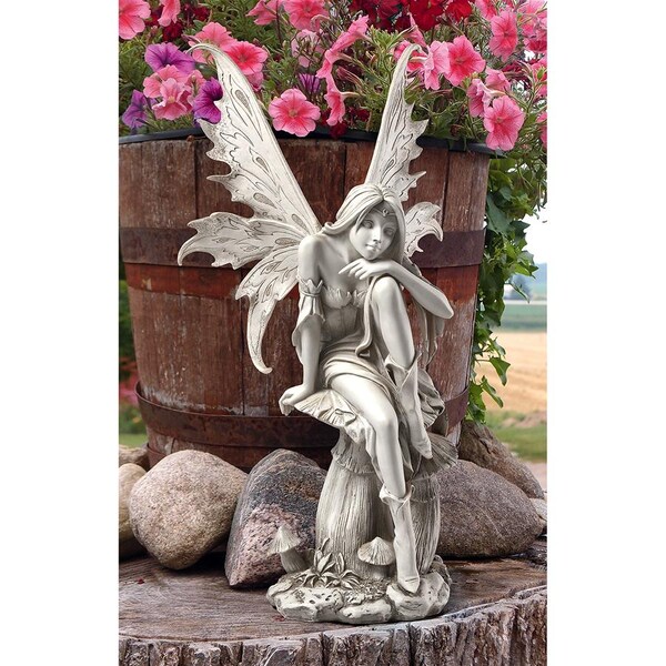 Design Toscano Fairy of Hopes and Dreams Garden Statue by artist Cecelia - CL6860
