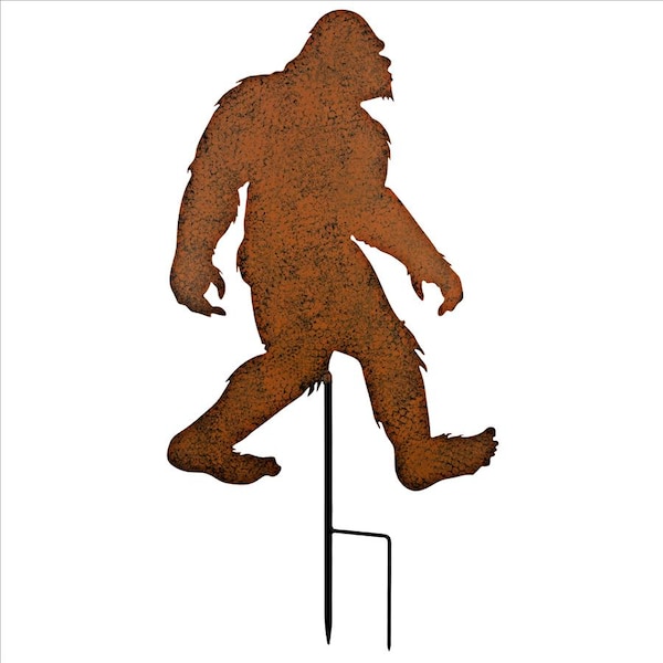 Design Toscano Bigfoot Spotted Metal Silhouette Yeti Garden Stake - NA118