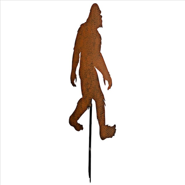 Design Toscano Bigfoot Spotted Metal Silhouette Yeti Garden Stake - NA118
