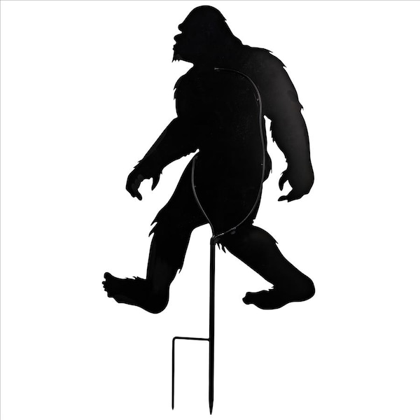 Design Toscano Bigfoot Spotted Metal Silhouette Yeti Garden Stake - NA118