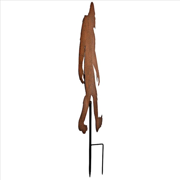 Design Toscano Bigfoot Spotted Metal Silhouette Yeti Garden Stake - NA118