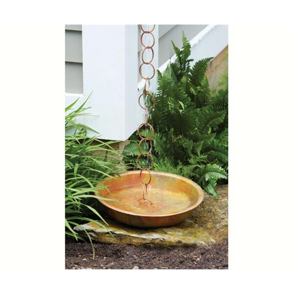 Ancient Graffiti Ancient Graffiti ANCIENTRCRECPT Receptacle Rain Chain - ANCIENTRCRECPT