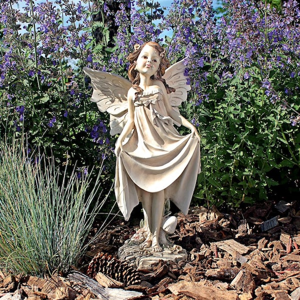 Design Toscano Wildflower Meadows Fairies Garden Statue: Calla - LY79214
