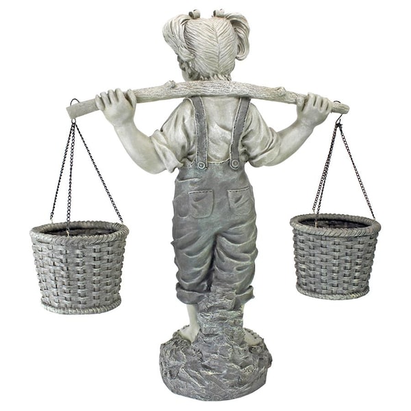 Design Toscano Flowers for Felicity Little Girl Garden Statue: Medium - NG30540