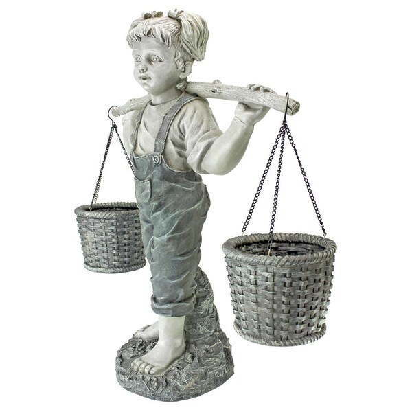 Design Toscano Flowers for Felicity Little Girl Garden Statue: Medium - NG30540