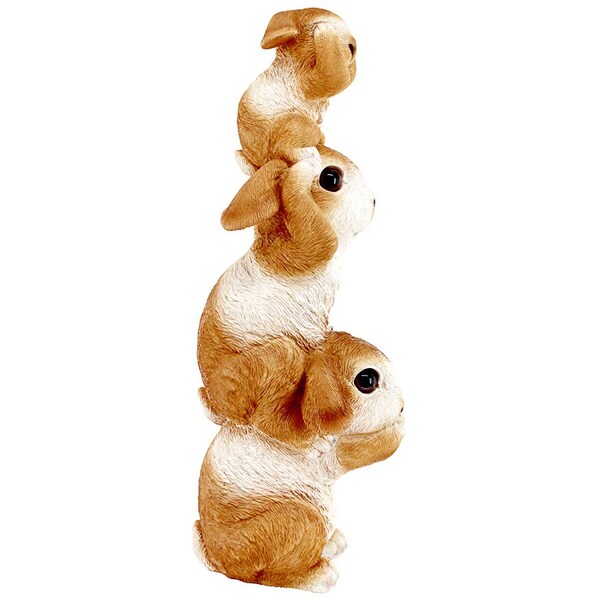 Design Toscano See, Hear, Speak No Evil Bunny Rabbits Statue - HT104330
