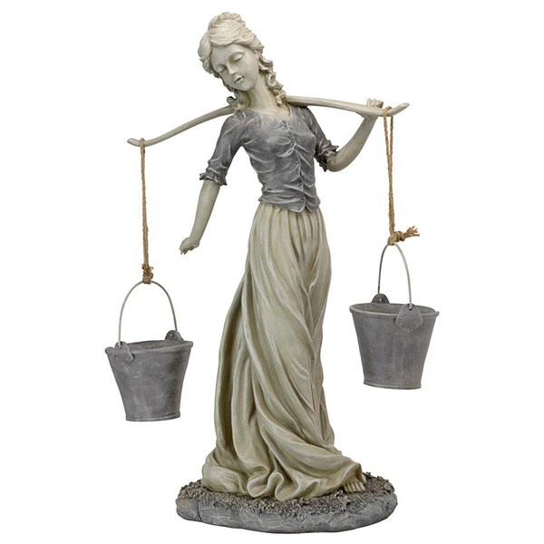 Design Toscano Magdalene the Danish Milkmaid Garden Woman Statue - EU1443