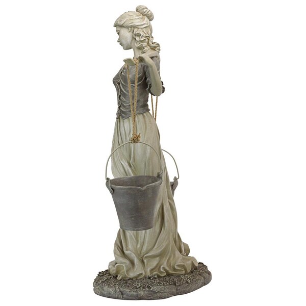 Design Toscano Magdalene the Danish Milkmaid Garden Woman Statue - EU1443