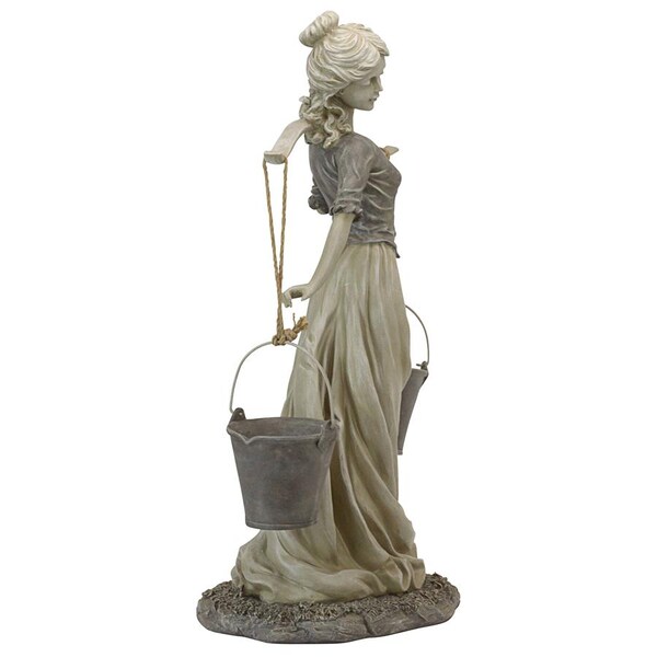 Design Toscano Magdalene the Danish Milkmaid Garden Woman Statue - EU1443