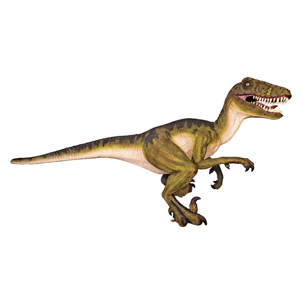Design Toscano Jurassic-Sized Dromaeosaurus Raptor Dinosaur Statue - NE110115
