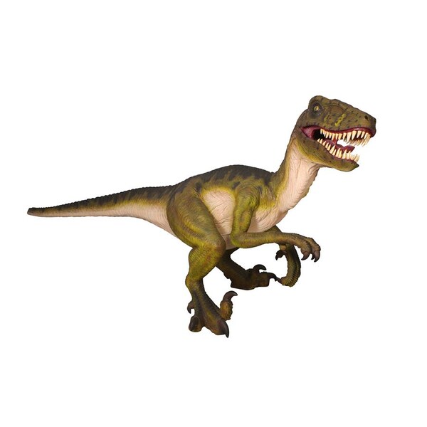Design Toscano Jurassic-Sized Dromaeosaurus Raptor Dinosaur Statue - NE110115